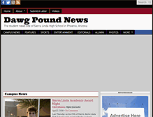 Tablet Screenshot of dawgpoundnews.com